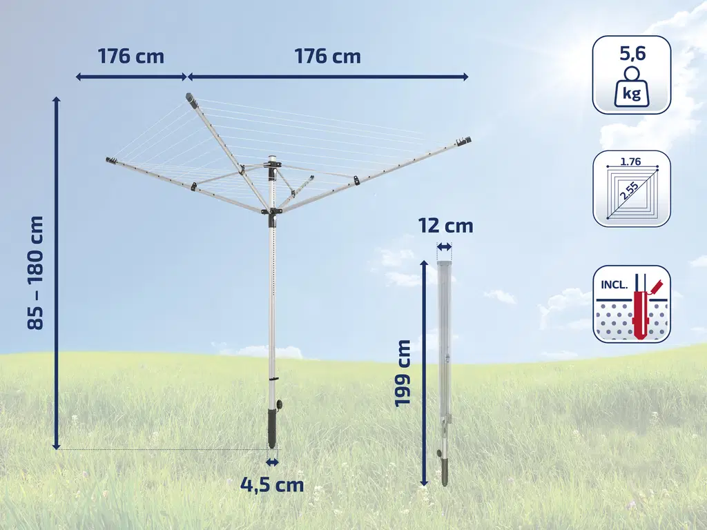 Leifheit Paraplytørrestativ LinoLift 500