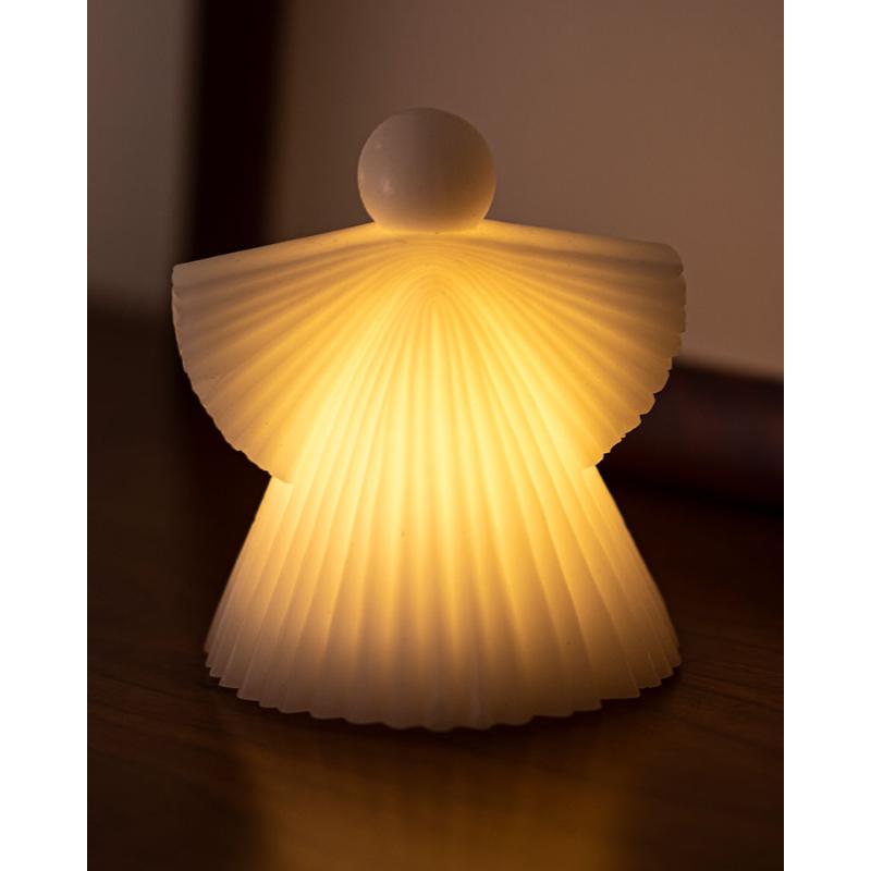 Asta Engel H15cm, Hvid