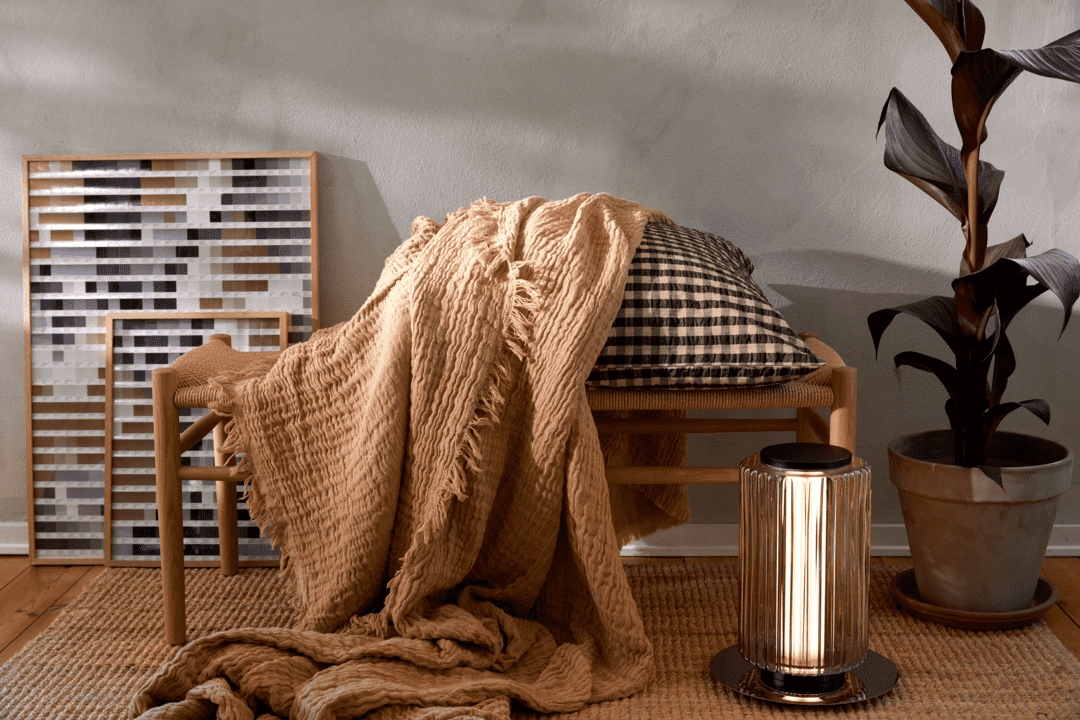 Reloved Sengetæppe 240 x 260 cm Sand