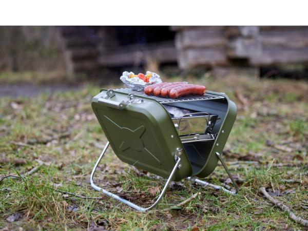 To go BBQ kulgrill 40 x 31,5 x 32 cm Army Stainless steel