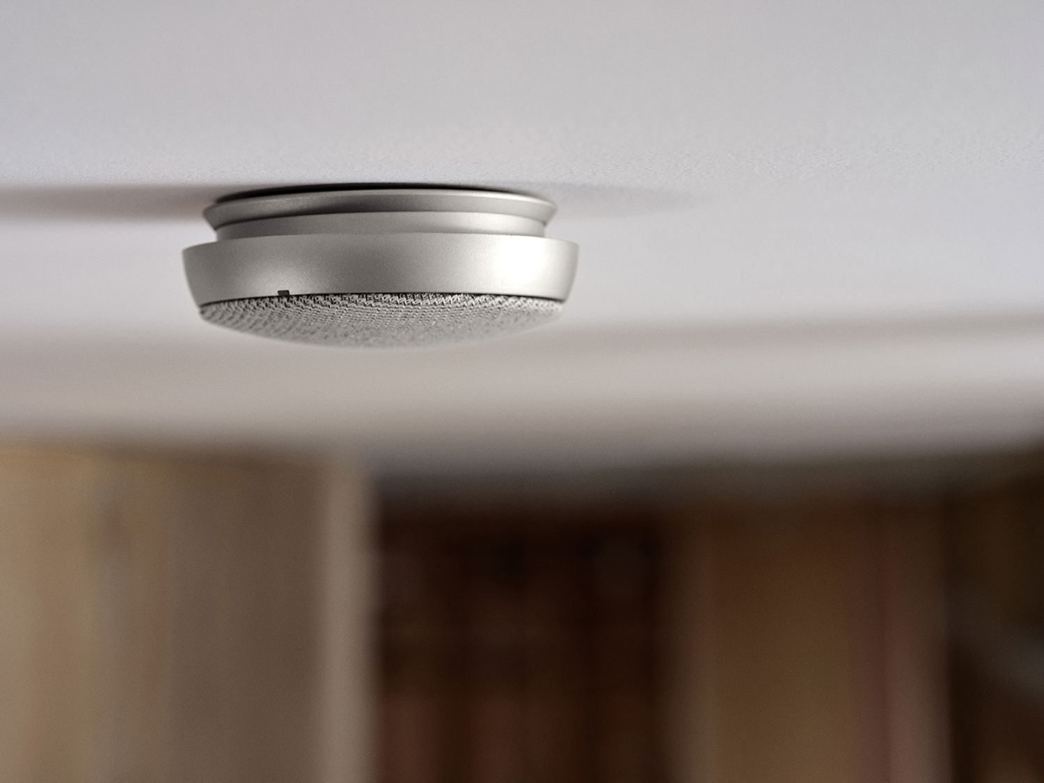 Jacob Jensen Røgalarm optisk Dia 10 cm Sølv