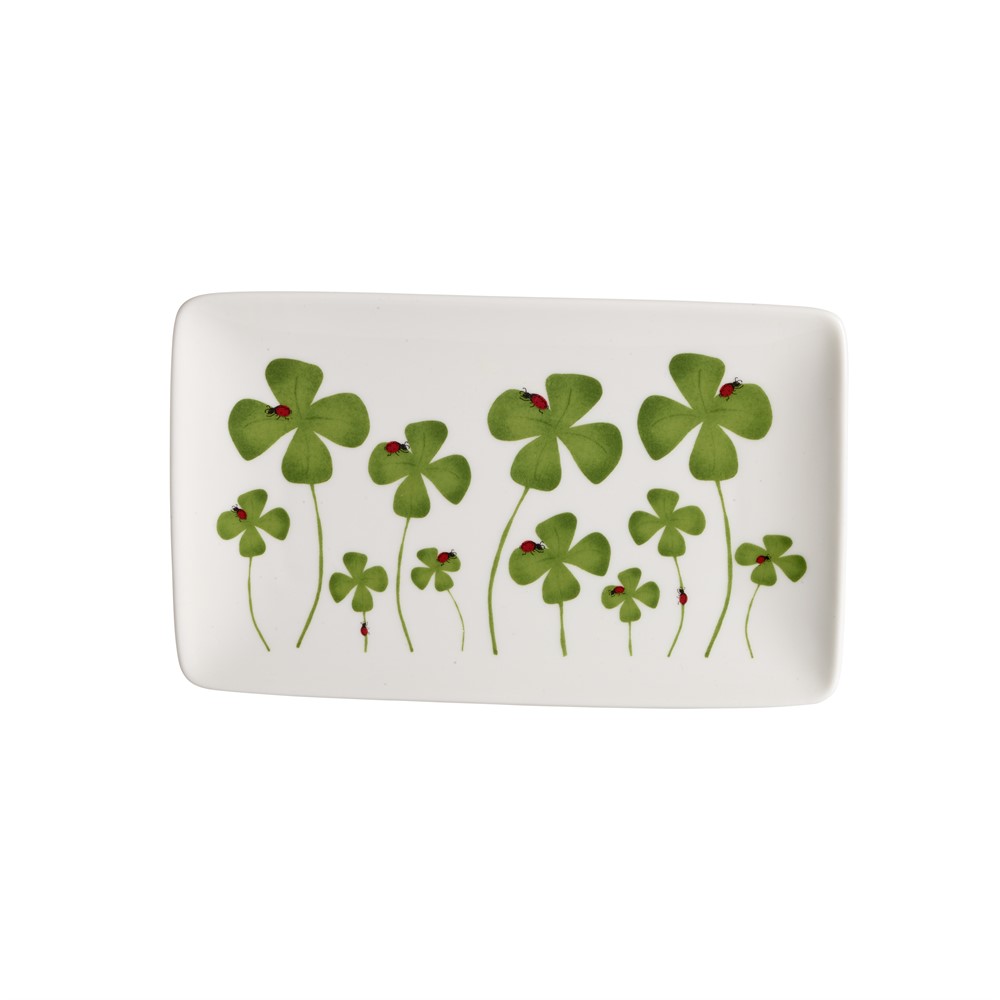 Plate Clover L.21cm, B.13cm