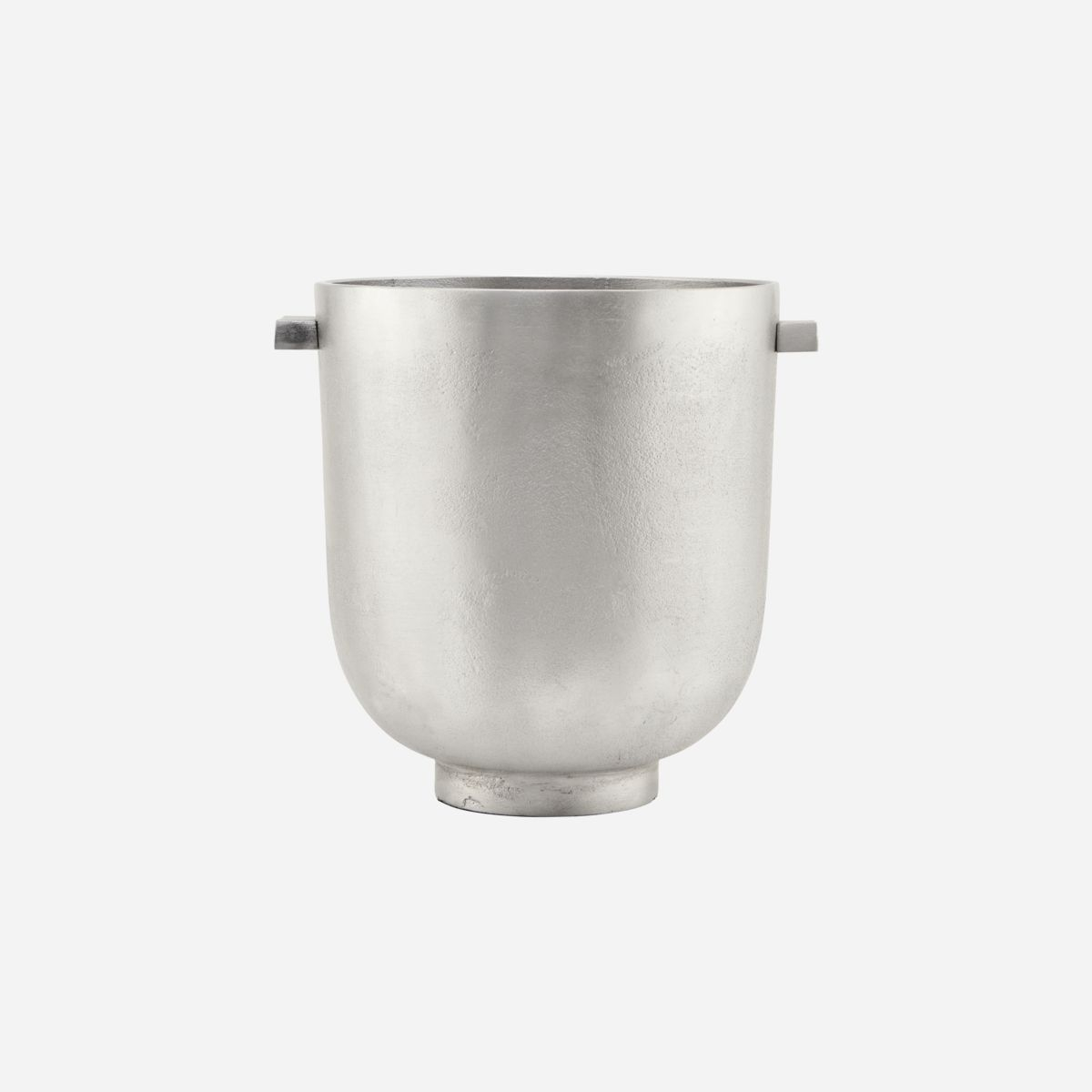 Foem Urtepotte, H 28 cm, rå aluminium*