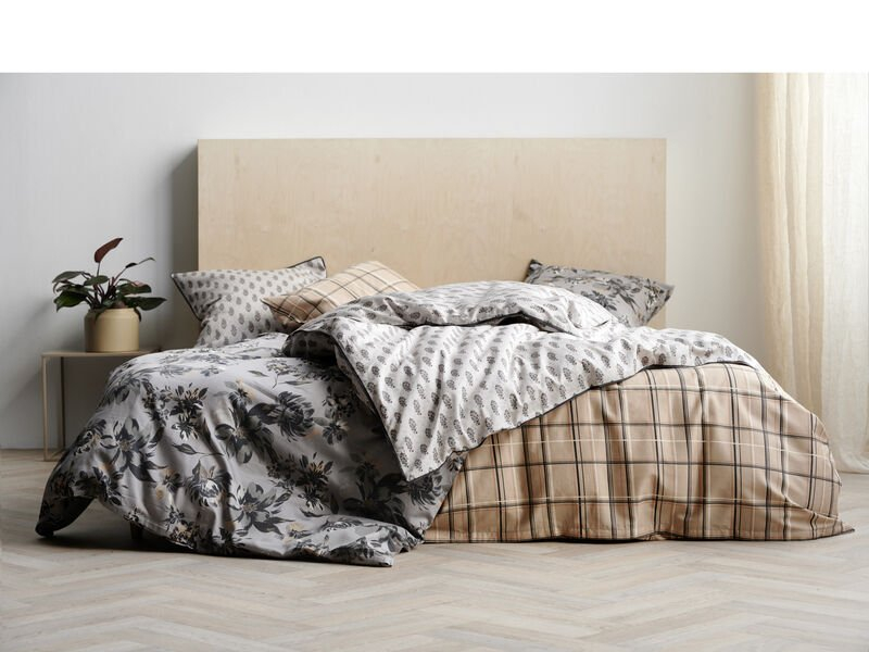 Södahl organic History Bloom Sengetøj 140 x 200 cm Grey*