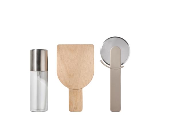 Pizzasæt Singles 3 dele Soft Taupe