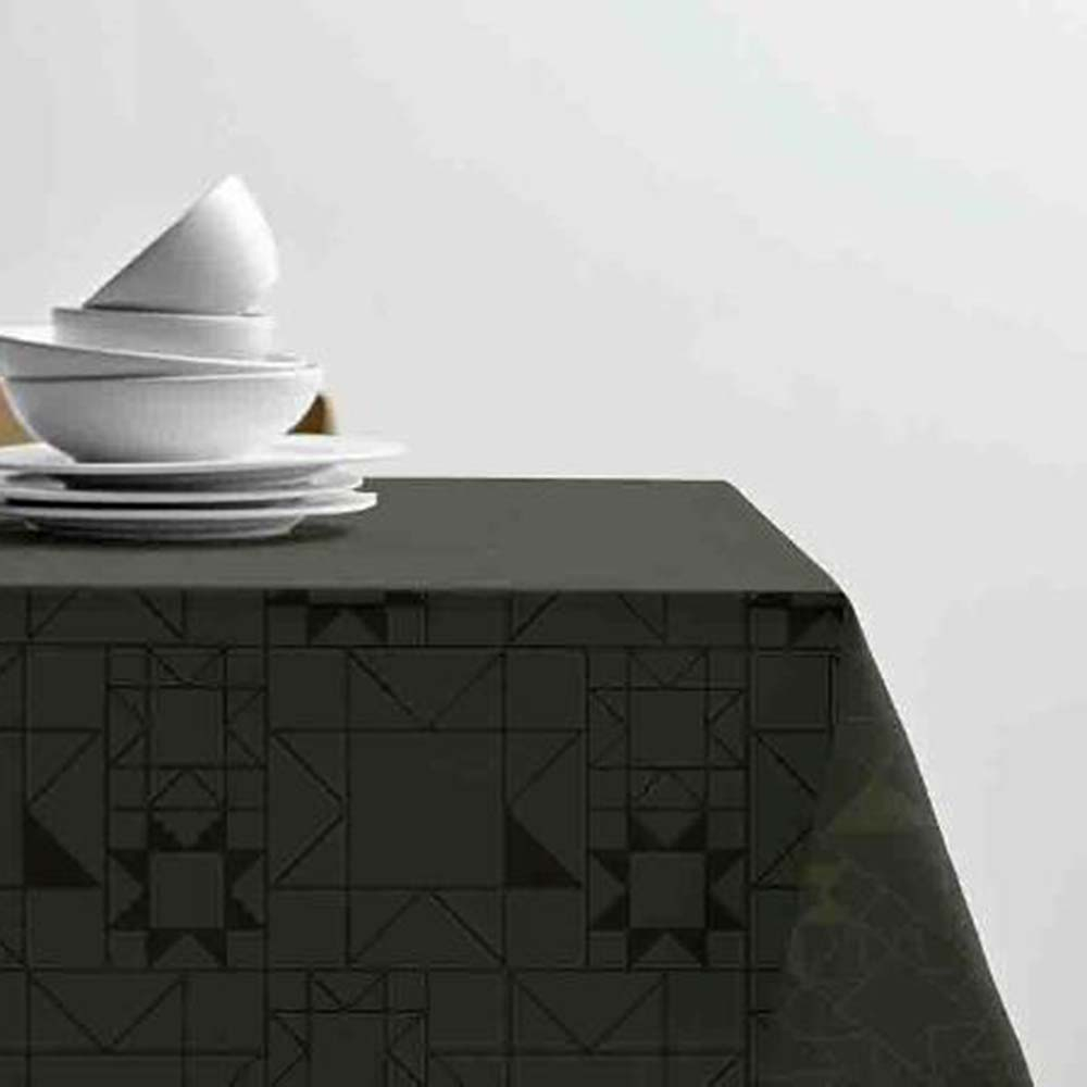 Södahl Star Damask Dug 140 x 320 cm Forest green