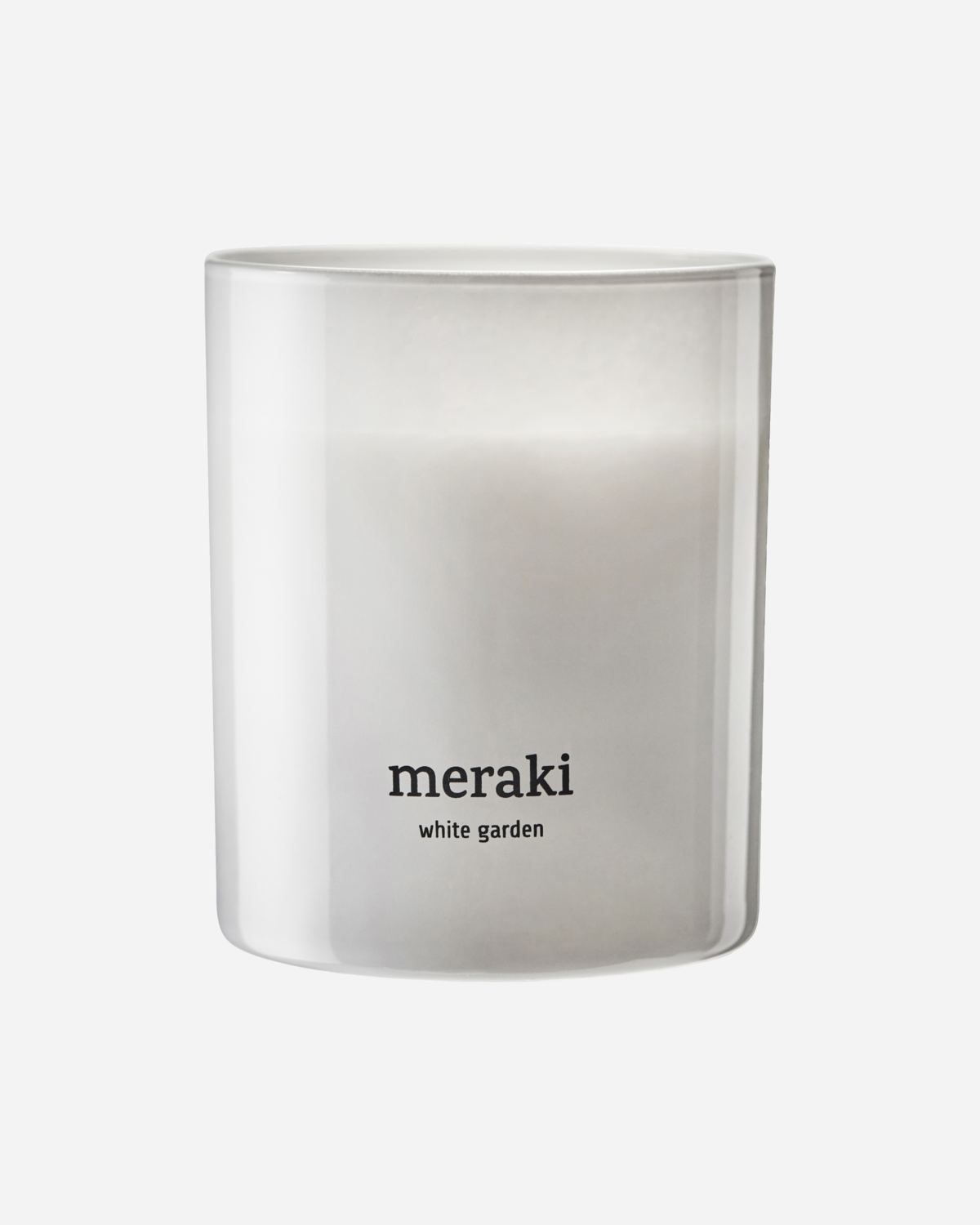 Meraki Duftlys, White garden, Hvid