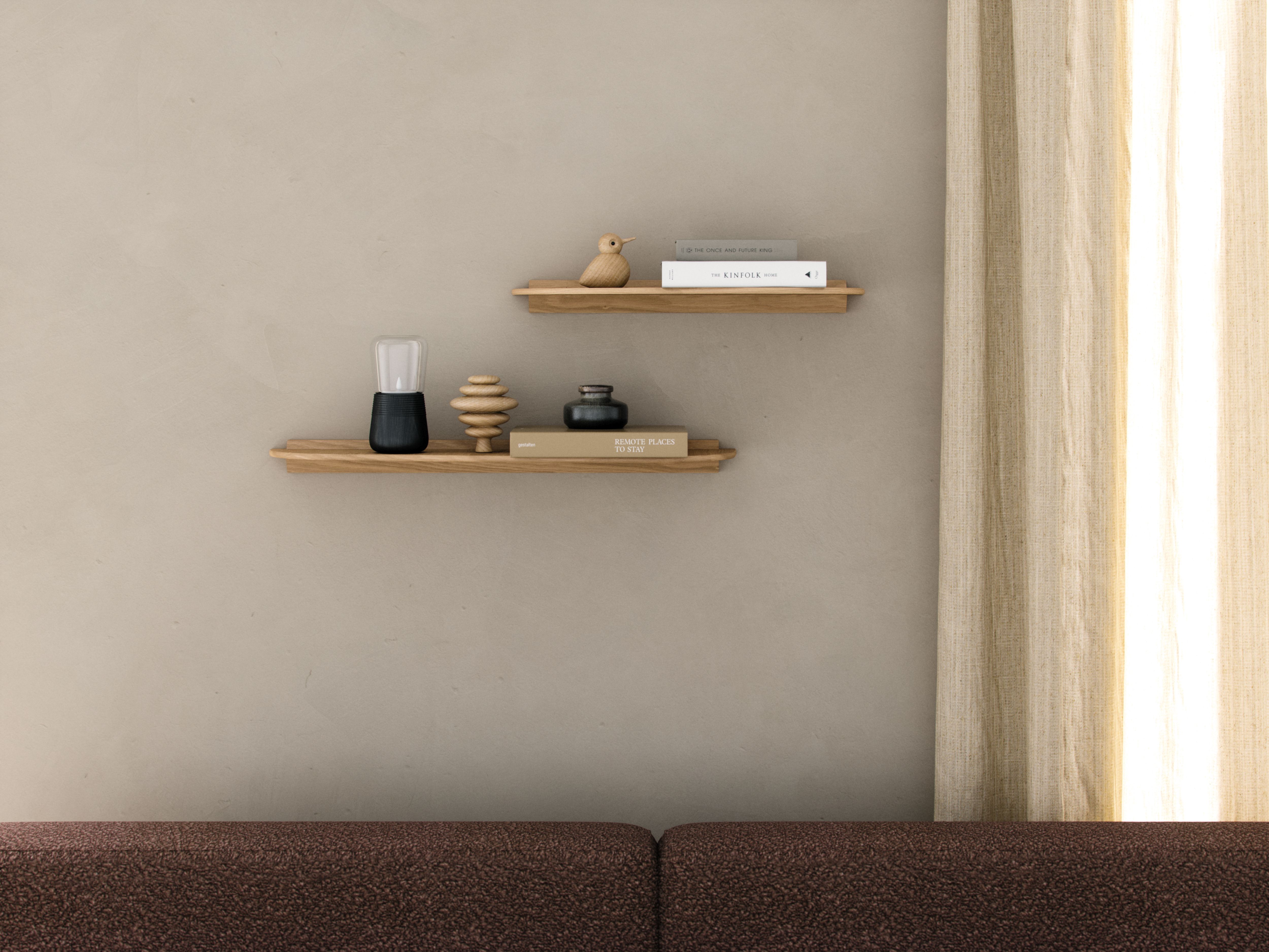 Shelf 1 - 40x18 cm, Oiled Natur Eg