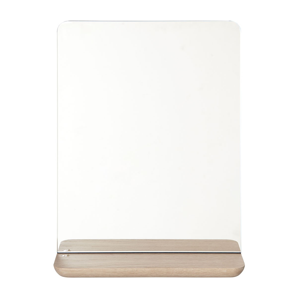 A-Wall mirror - medium, Eg hvidpigmentert