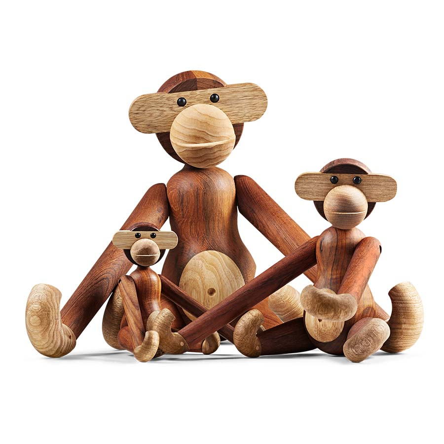 Kay Bojesen Abe, teak/limba, lille