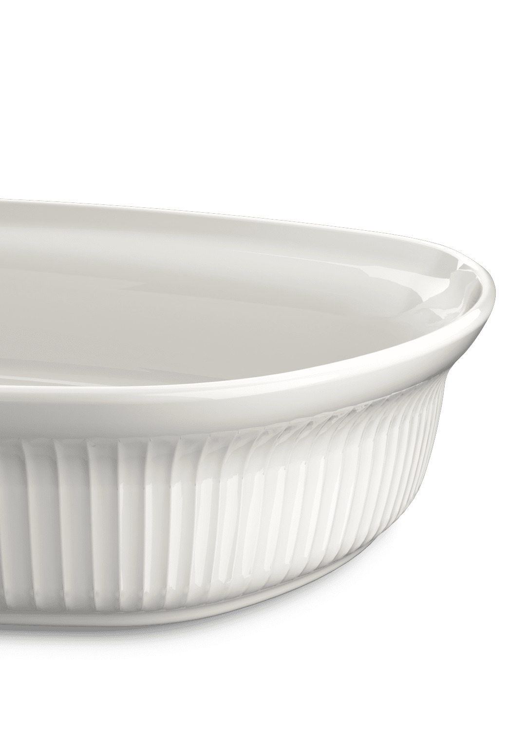 Hammershøi Ovnfast fad 32x24 cm hvid