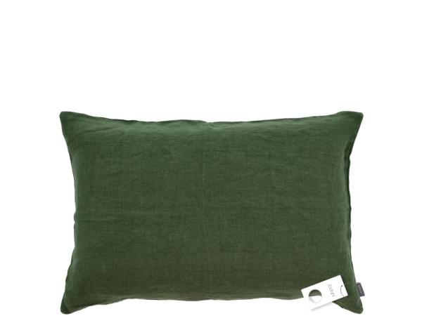 Södahl Linen Pude 40 x 60 cm Forest green