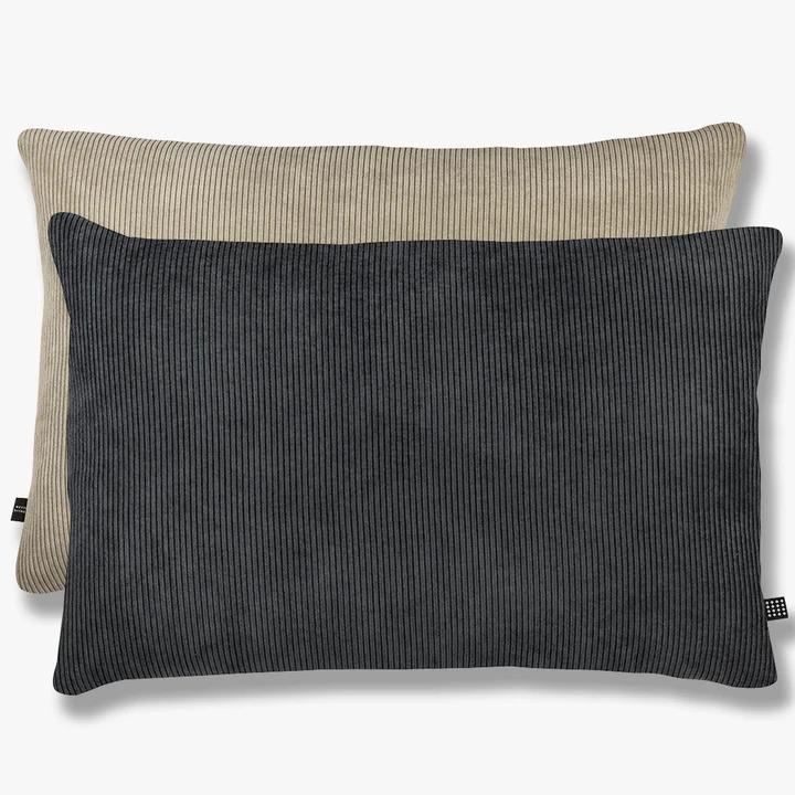 RIBBON Pude, dark grey/light grey*