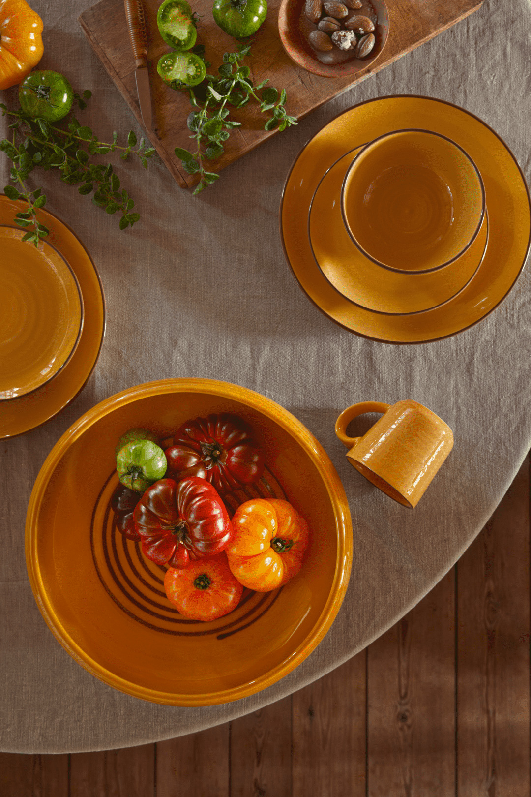 Colore Skål Ø19 cm gul