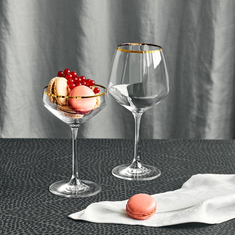 Perfection Champagneskål 29 cl guld 1 stk.