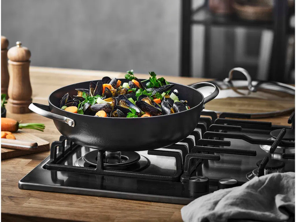 Pillivuyt Gourmet Garonne Gryde Dia 30 cm 4,7 liter Sort