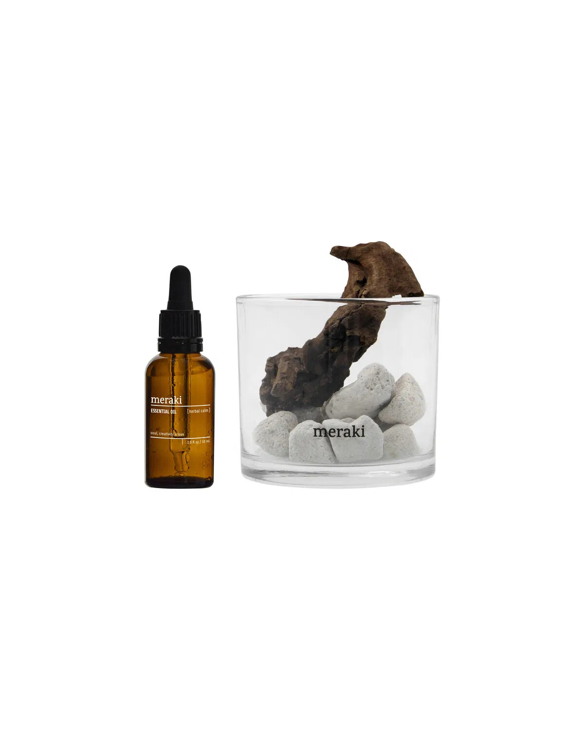 Diffuser, Lavastone & wood - Herbal calm, 30 ml