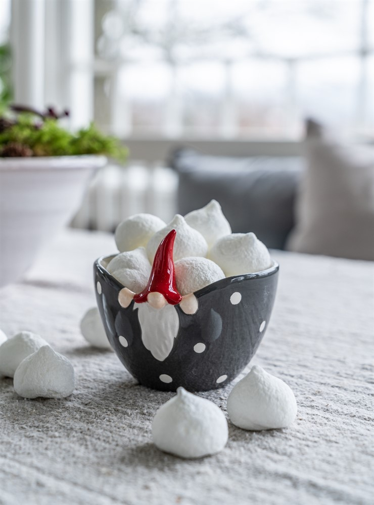 Skål Peek-a-boo Santa High Hat 1 liter