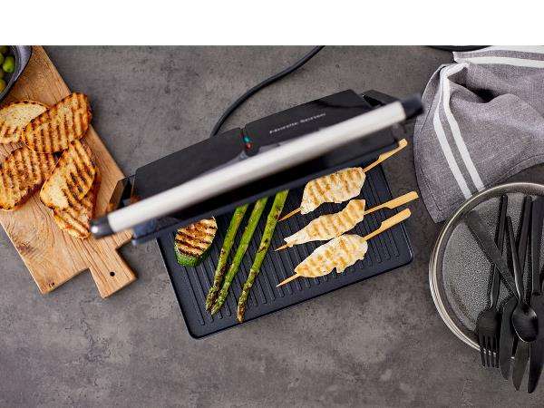 Nordic Sense Kontaktgrill Paninigrill 1000 watt Sort*