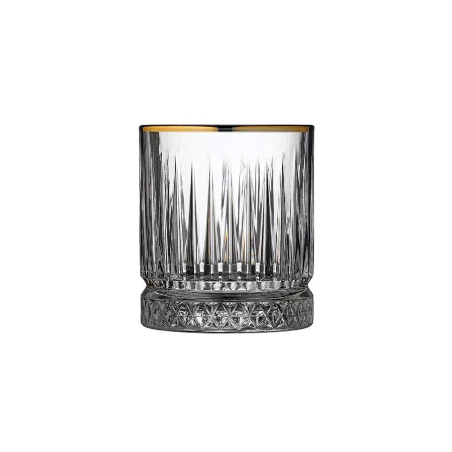 Lyngby Glas Firenze Gold Whiskyglas 4 stk. 35 cl, Klar