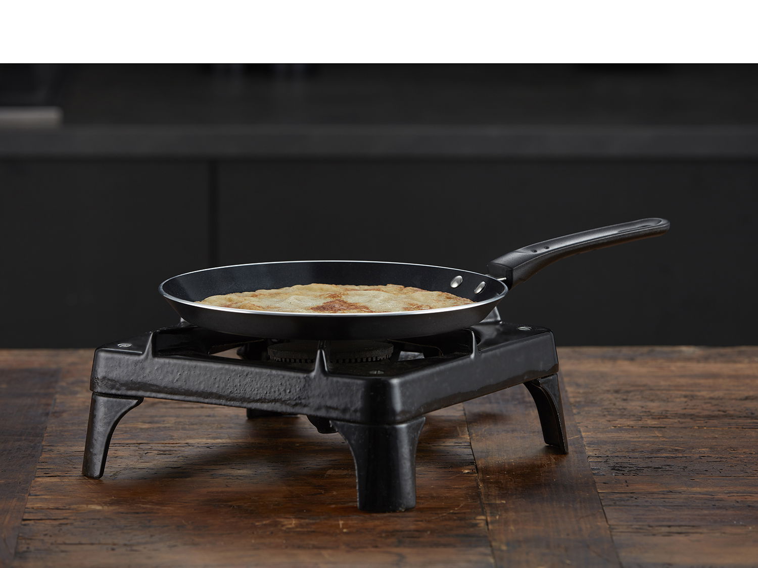 Pandekagepande 24 cm Sort Aluminium/keramisk belægning