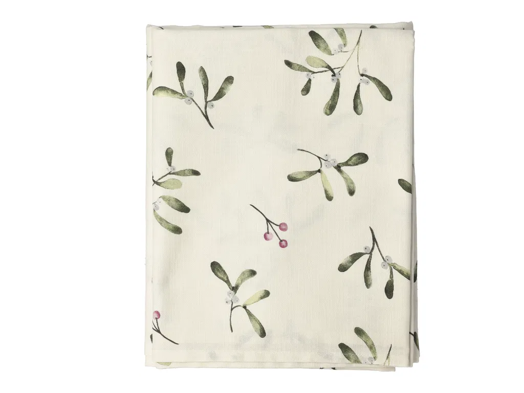 Södahl Juledug 140x350 cm Mistelten Nature