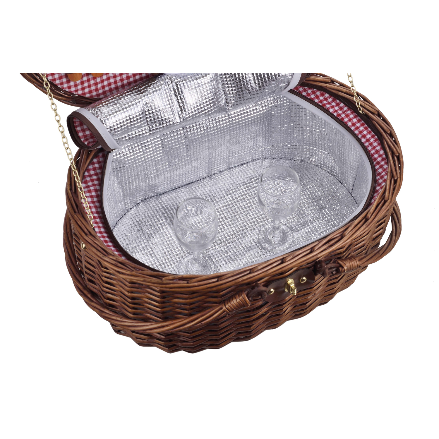 Laguiole Picnic kurv for to med kølerum