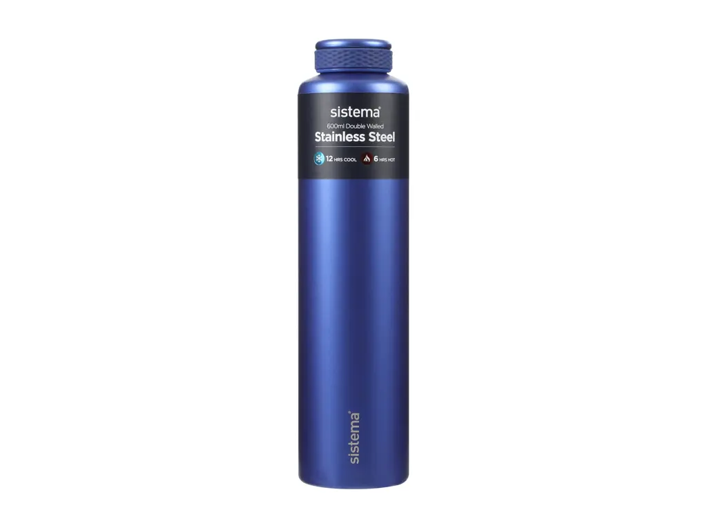 Sistema Stainless Steel 600ml, Future Dusk (blå)