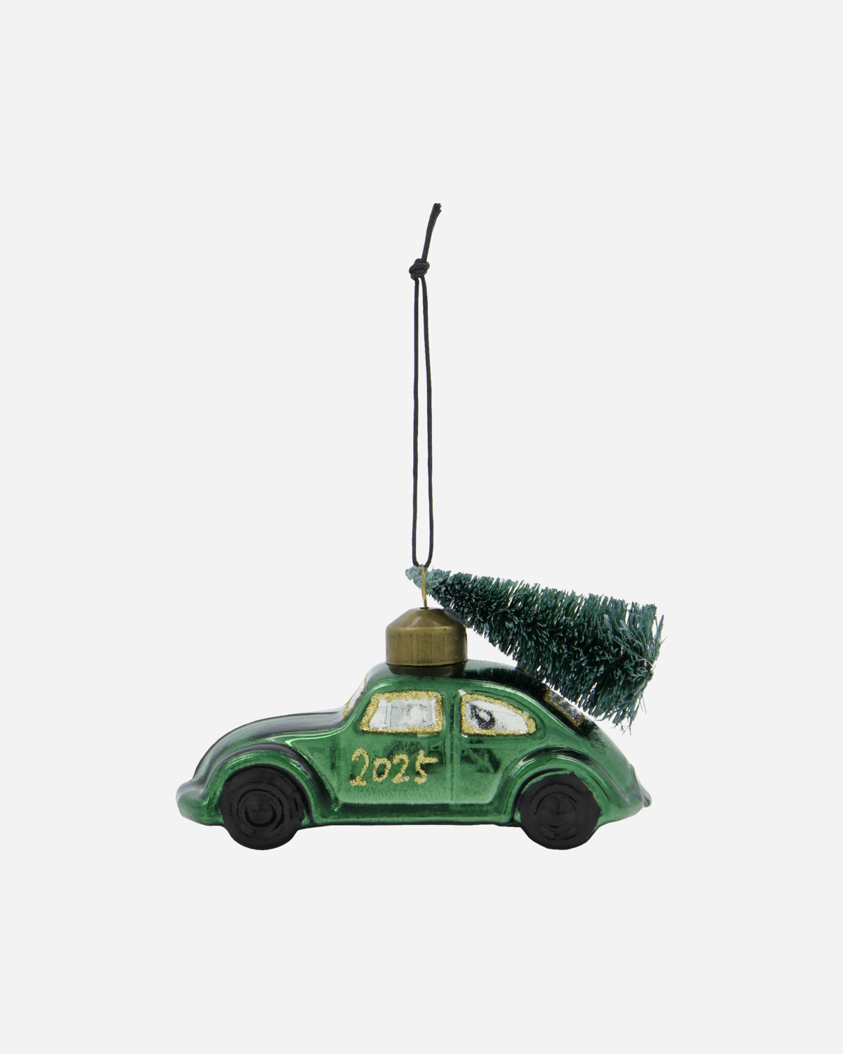Julepynt, Car, Grøn/Guld