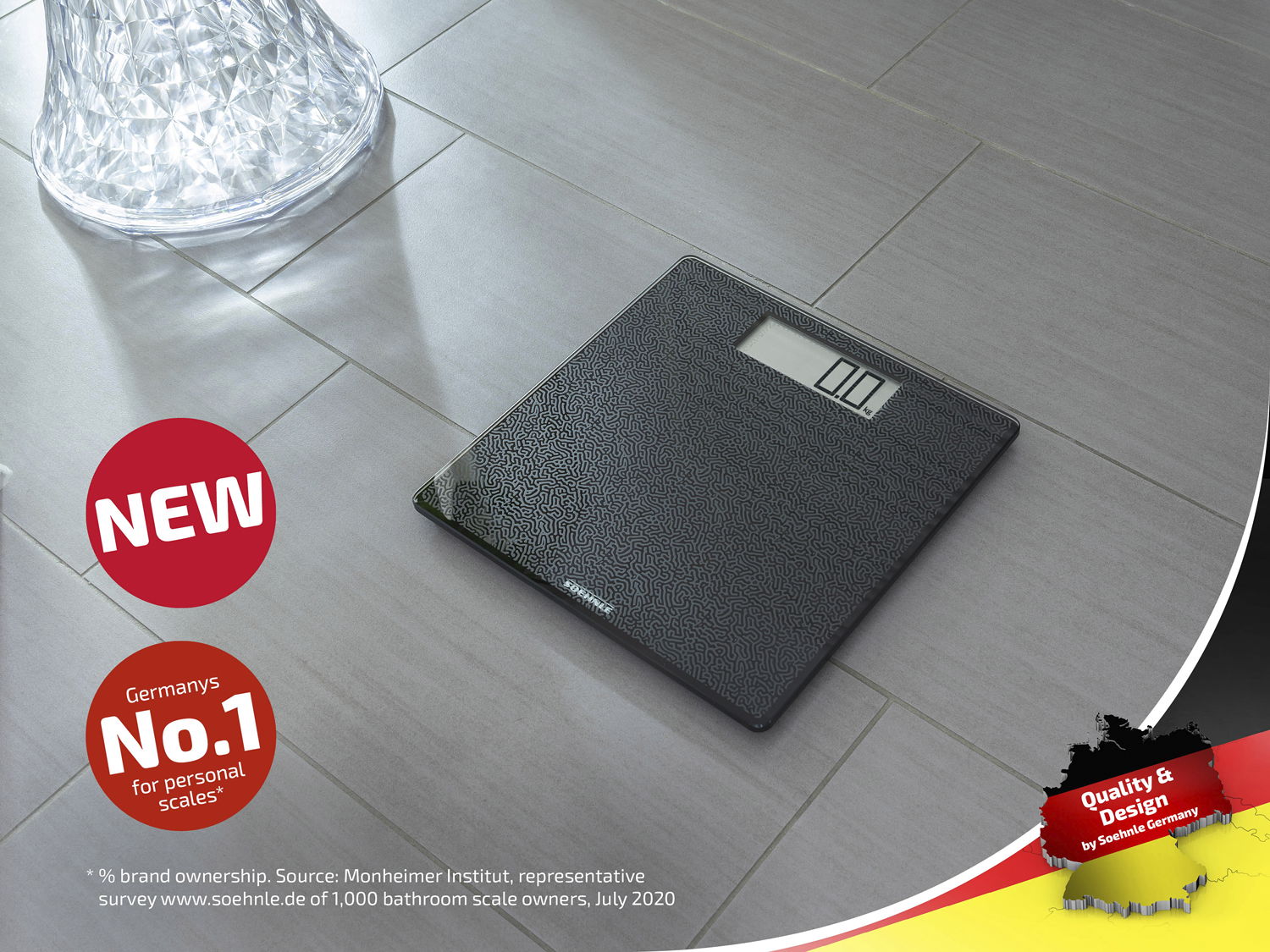 Personvægt Style Sense Comfort Coral Sort