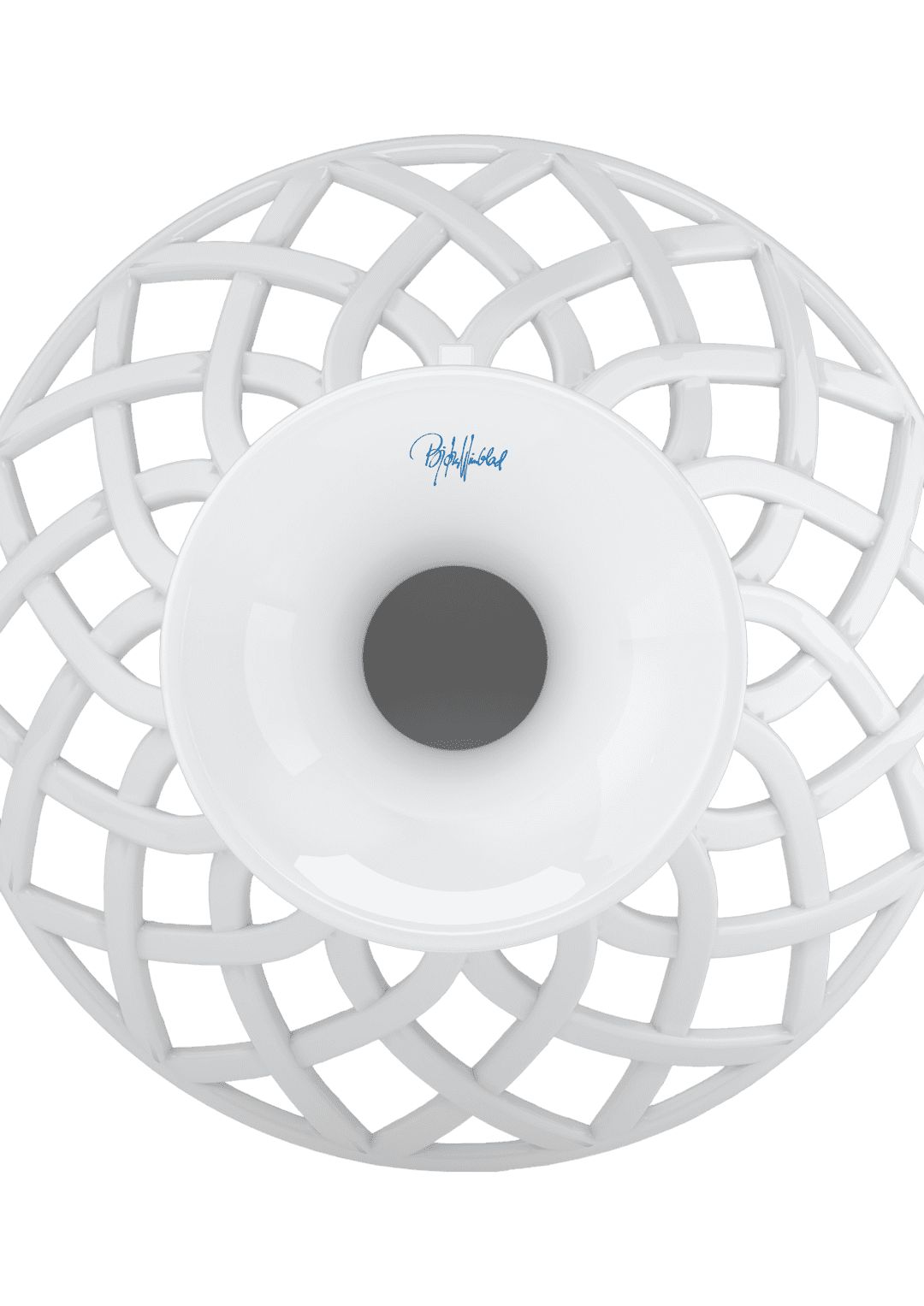 Wiinblad Dora Frugtskål Ø25 cm blå