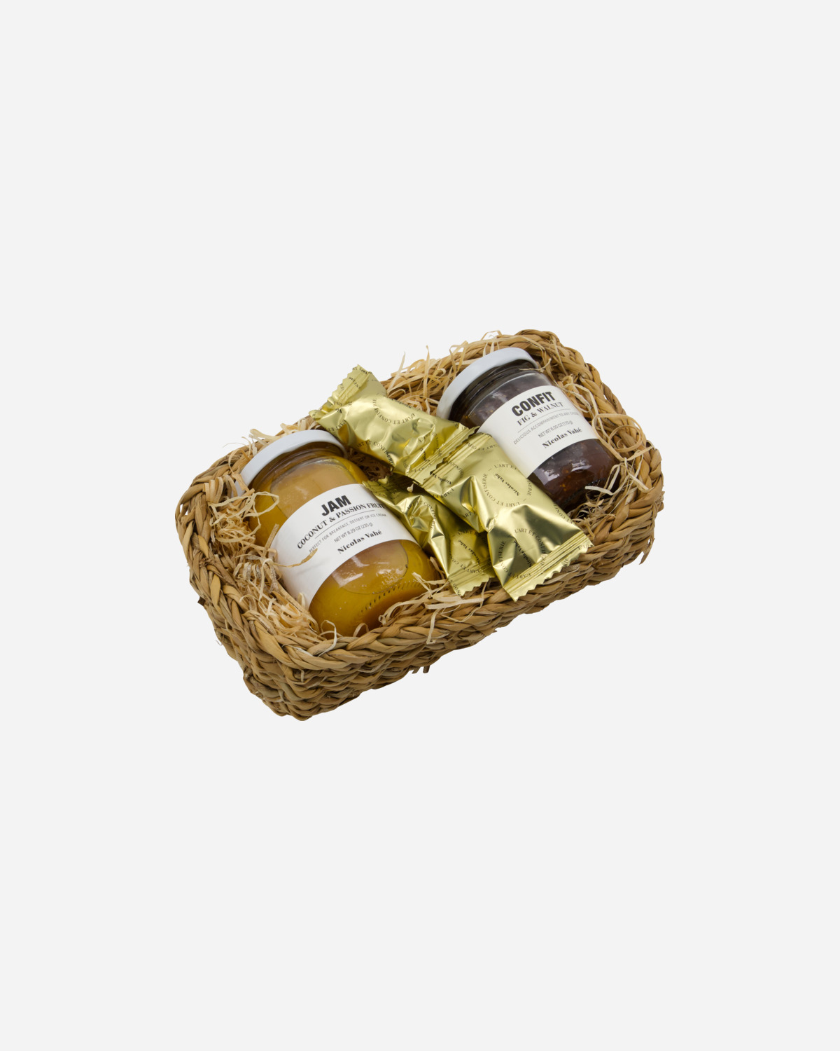 Cellophane gavekurv, Lille kurv med jam & confit