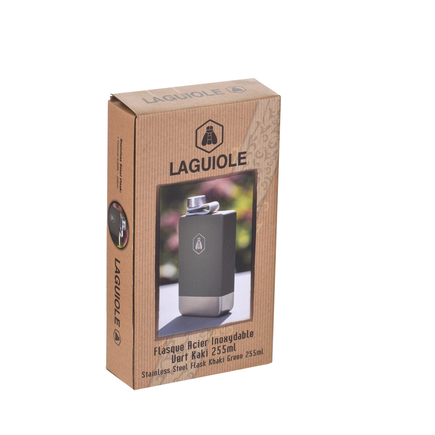 Laguiole Lommelærke Grøn 260 ml