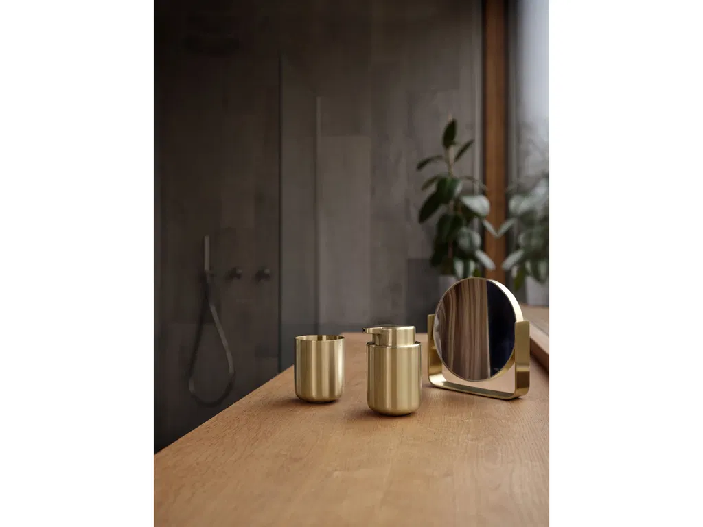 Zone Denmark Bordspejl m. 5 x forstørrelse Ume Messing