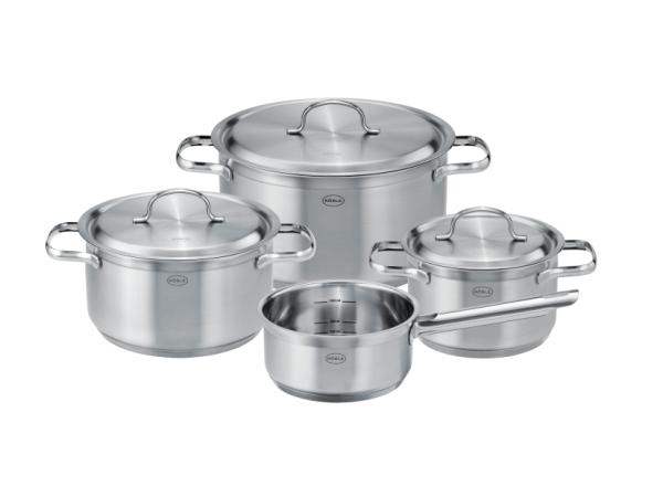 Rösle PureElements Grydesæt med låg 7 dele Stål