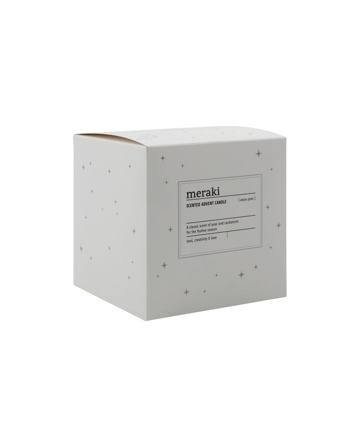 Meraki Duftlys, Advent, anjou pear, Hvid