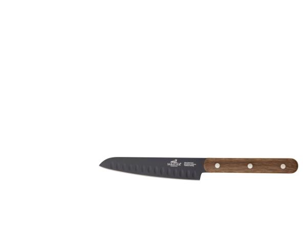 Lion Sabatier Knivsæt Phenix Walnut 3 dele Sort/valnøddetræ