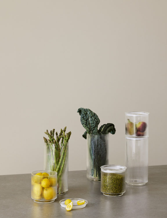 Stelton Pilastro Opbevaringskrukke 1.3 l. klar