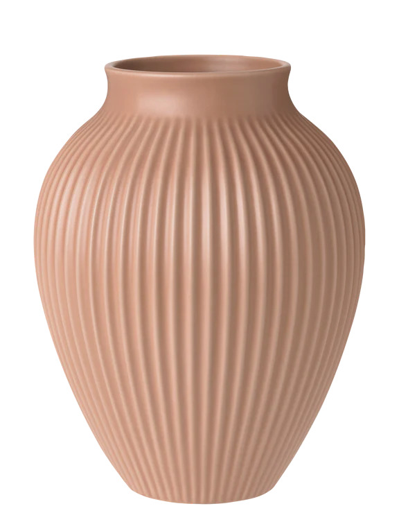 Knabstrup vase H 27 cm dusty rose