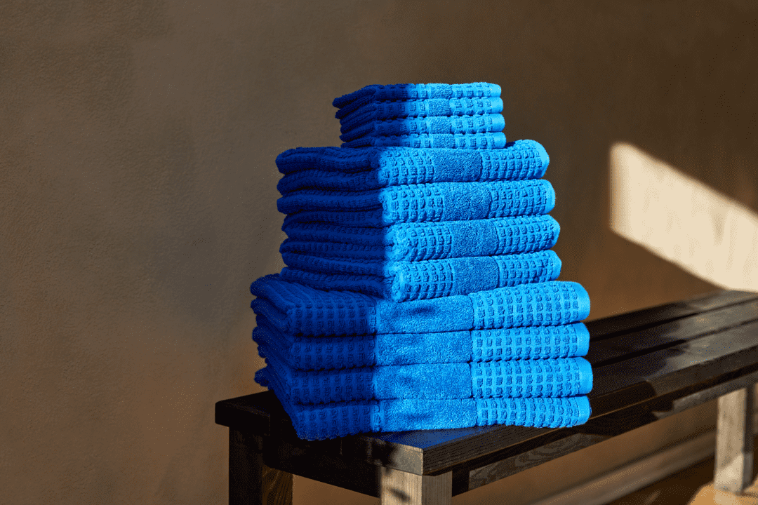 Check Håndklæde 70x140 cm blå