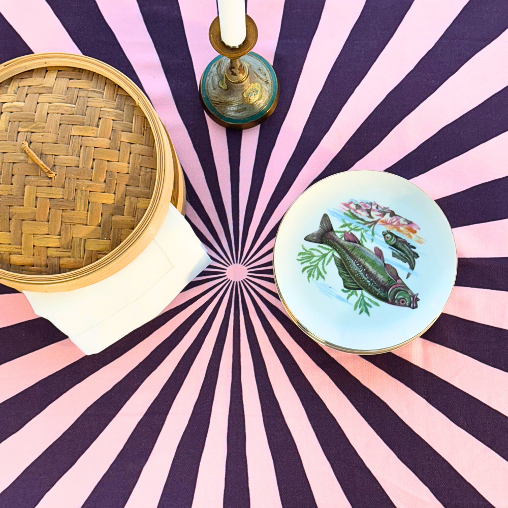 Cirkus dug blomme 140x340cm