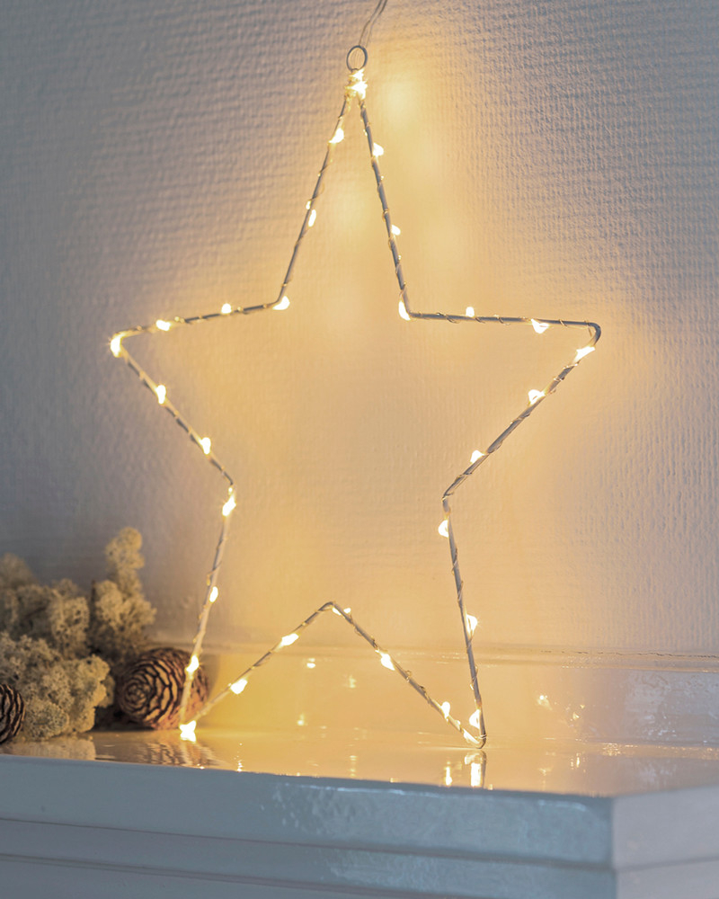 Liva Stjerne, 40 led, hvid