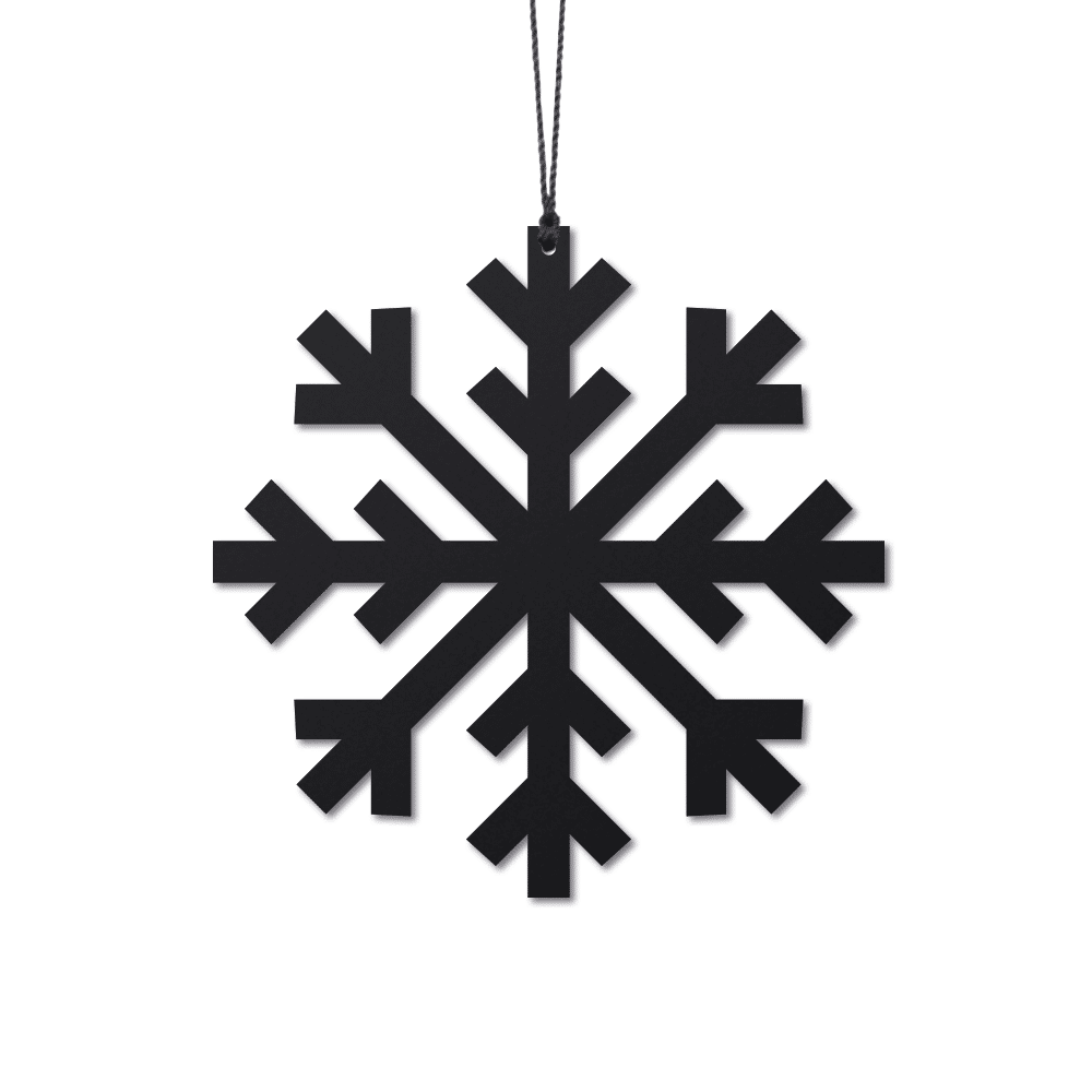 Snefnug, Mat sort 2 stk.