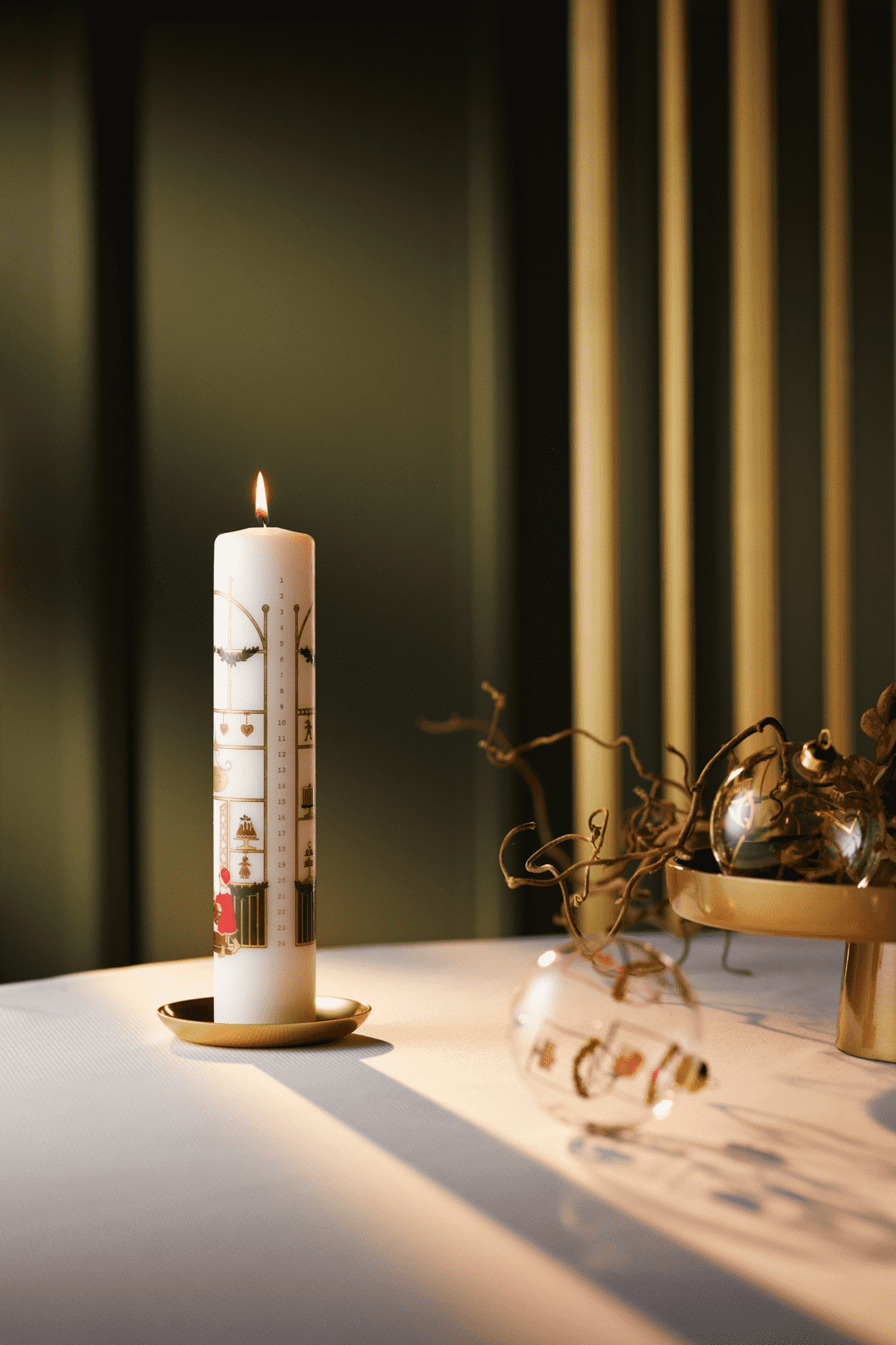 Holmegaard Christmas Kalenderlys 2023 Ø5 cm