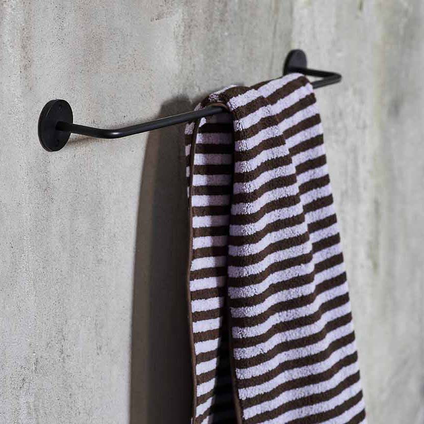 MOUD Home WALL håndklædeholder sort - 60x7 cm