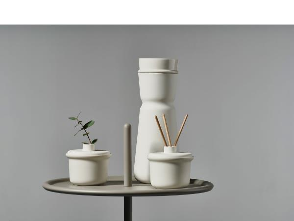 Zone Inu Duftdiffusersæt Focused Mind Dia 9,4 x 8,5 cm 100 ml Offwhite*