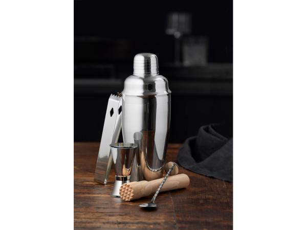 Funktion Barsæt 5 dele Bøg/Rustfrit stål