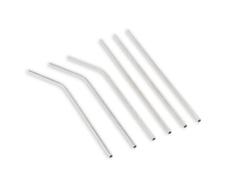 Funktion Sugerør 6 stk. 21 cm Rustfrit stål