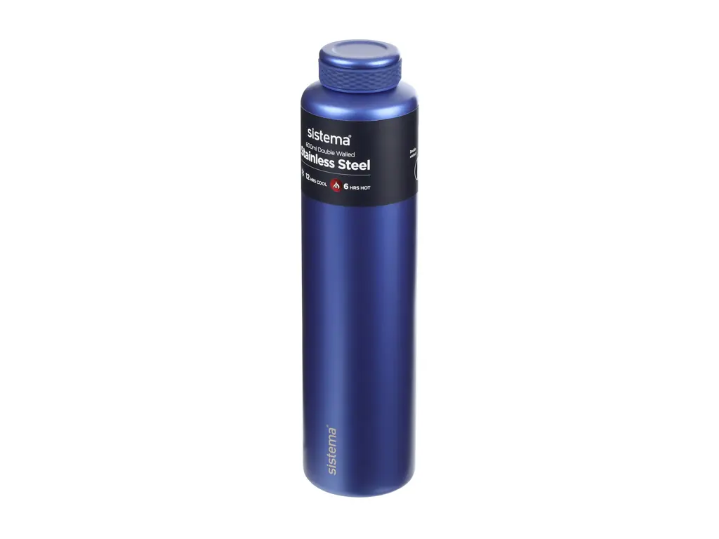 Sistema Stainless Steel 600ml, Future Dusk (blå)