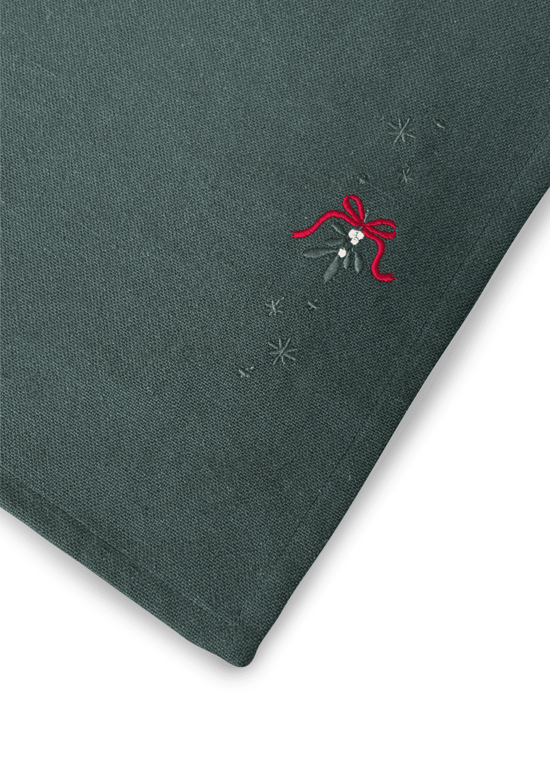 Christmas Fable Dækkeserviet Mistelten 49x32 cm grøn